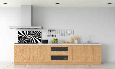 Spatscherm keuken Abstracte wervel
