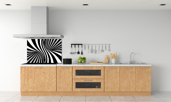 Spatscherm keuken Abstracte wervel
