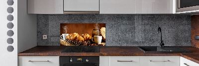 Glazen achterwand keuken Ontbijt