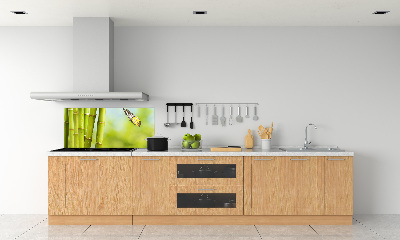 Spatplaat keuken Bamboe en vlinder