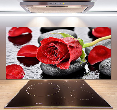 Keuken achterwand Rode roos
