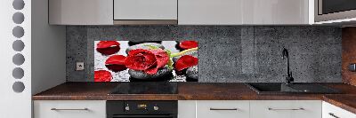 Keuken achterwand Rode roos