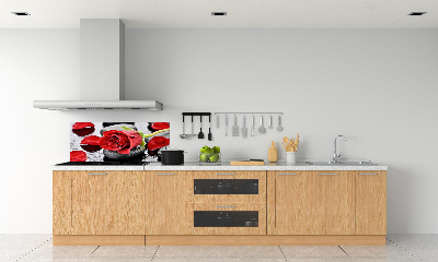 Keuken achterwand Rode roos