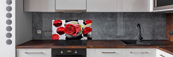 Keuken achterwand Rode roos