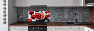 Keuken achterwand Rode roos