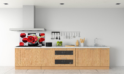 Keuken achterwand Rode roos