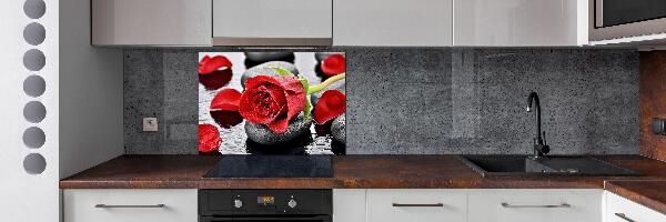 Keuken achterwand Rode roos