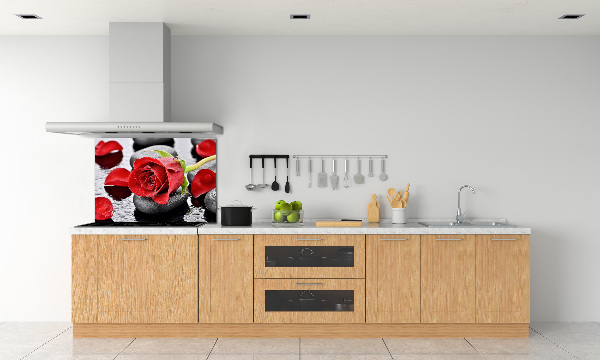Keuken achterwand Rode roos