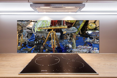 Glazen achterwand keuken Antiek