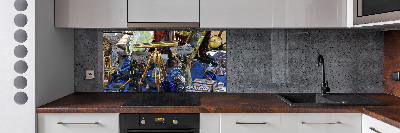 Panel szklany do kuchni Antyki