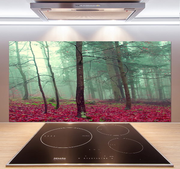 Glazen achterwand keuken Herfstbladeren
