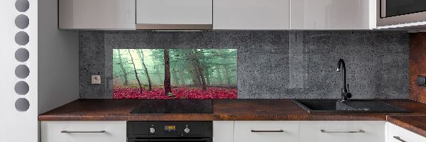 Glazen achterwand keuken Herfstbladeren