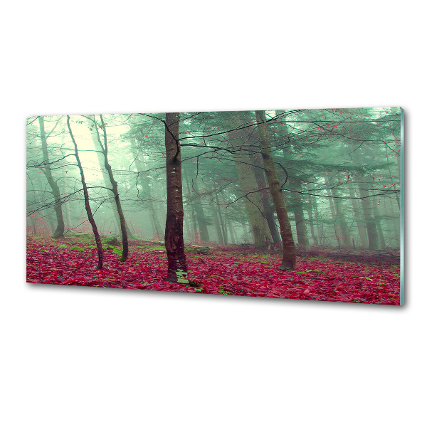 Glazen achterwand keuken Herfstbladeren