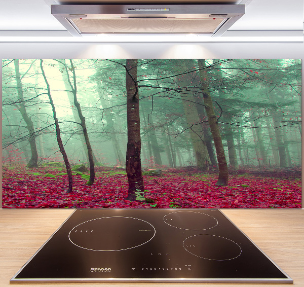 Glazen achterwand keuken Herfstbladeren