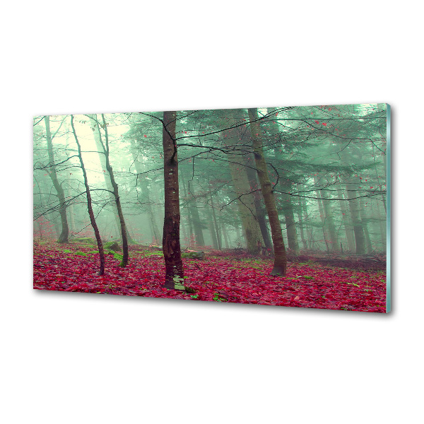 Glazen achterwand keuken Herfstbladeren