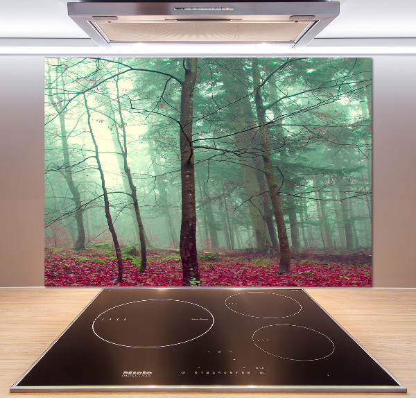 Glazen achterwand keuken Herfstbladeren