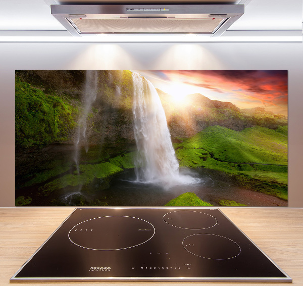 Spatplaat keuken Waterval
