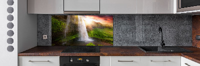 Spatplaat keuken Waterval