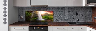 Spatplaat keuken Waterval