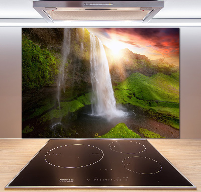 Spatplaat keuken Waterval