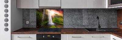 Spatplaat keuken Waterval