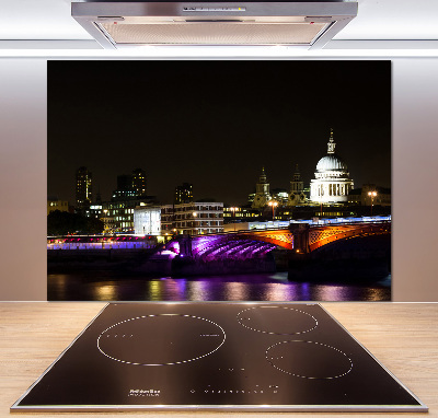 Panel między meble w kuchni Most nocą