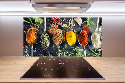 Achterwand keuken Kleurrijke kruiden