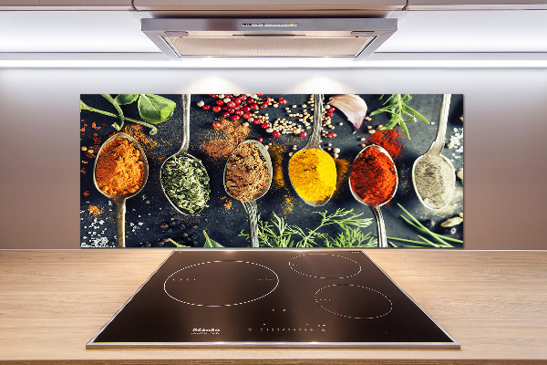 Achterwand keuken Kleurrijke kruiden