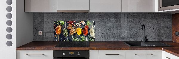 Achterwand keuken Kleurrijke kruiden