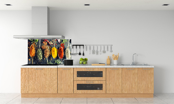 Achterwand keuken Kleurrijke kruiden