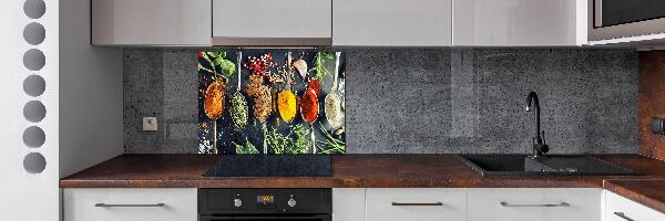 Achterwand keuken Kleurrijke kruiden