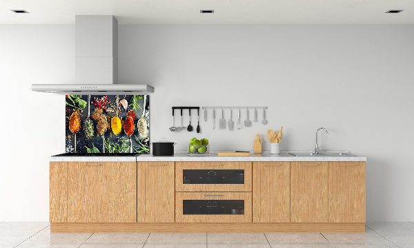 Achterwand keuken Kleurrijke kruiden