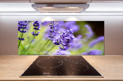 Spatscherm keuken Lavendel