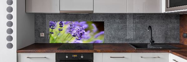 Spatscherm keuken Lavendel