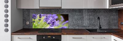 Spatscherm keuken Lavendel