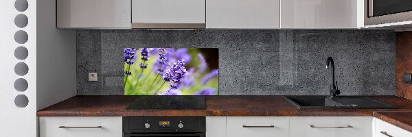 Spatscherm keuken Lavendel