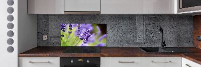 Spatscherm keuken Lavendel
