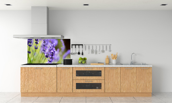 Spatscherm keuken Lavendel