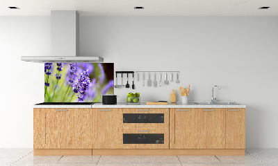 Spatscherm keuken Lavendel
