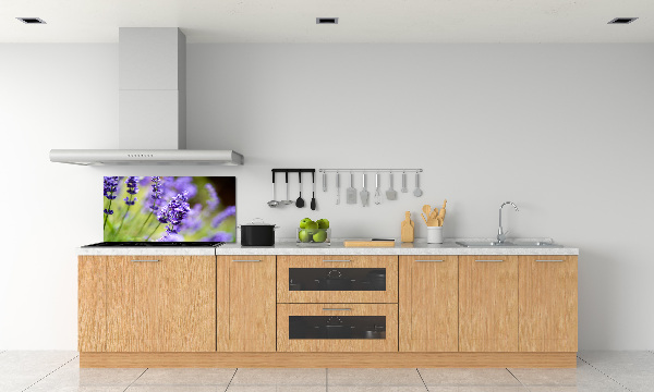 Spatscherm keuken Lavendel