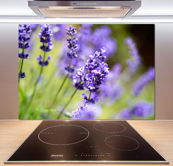 Spatscherm keuken Lavendel