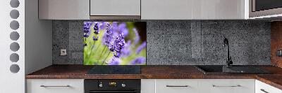 Spatscherm keuken Lavendel