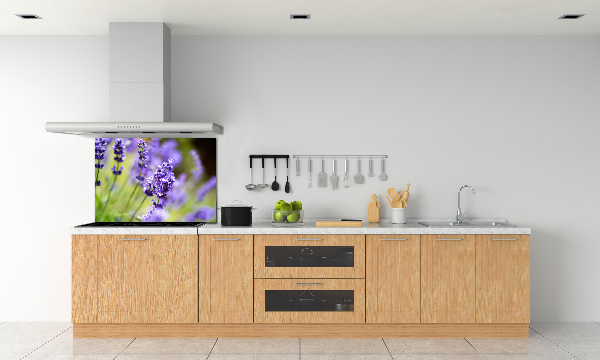 Spatscherm keuken Lavendel