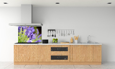 Spatscherm keuken Lavendel
