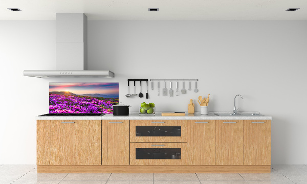 Keuken achterwand Bloemen in de bergen