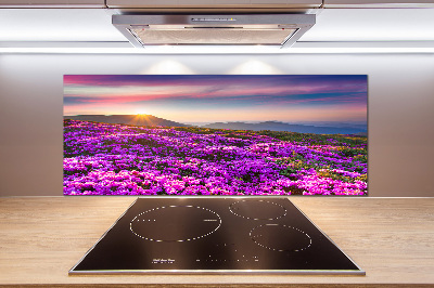 Keuken achterwand Bloemen in de bergen