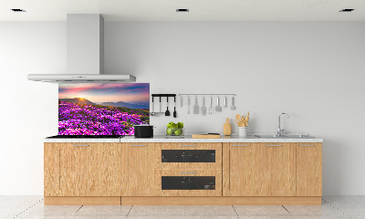 Keuken achterwand Bloemen in de bergen
