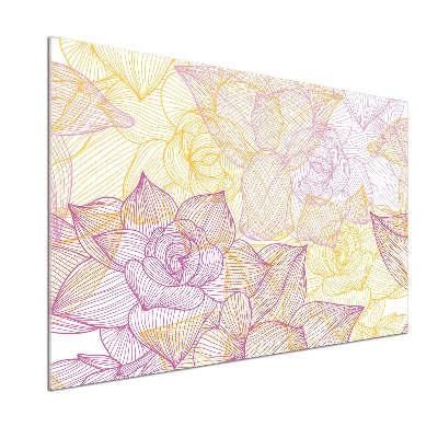 Panel do kuchni Kwiecisty wzór