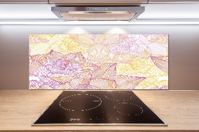 Keuken achterwand Bloemenpatroon