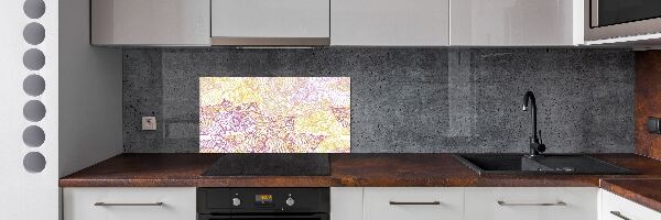 Keuken achterwand Bloemenpatroon